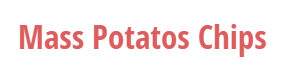 ماس لصناعة رقائق البطاطس